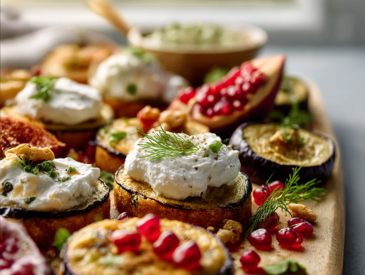 A second image shows a colorful platter of assorted gluten free finger foods arranged for easy serving.