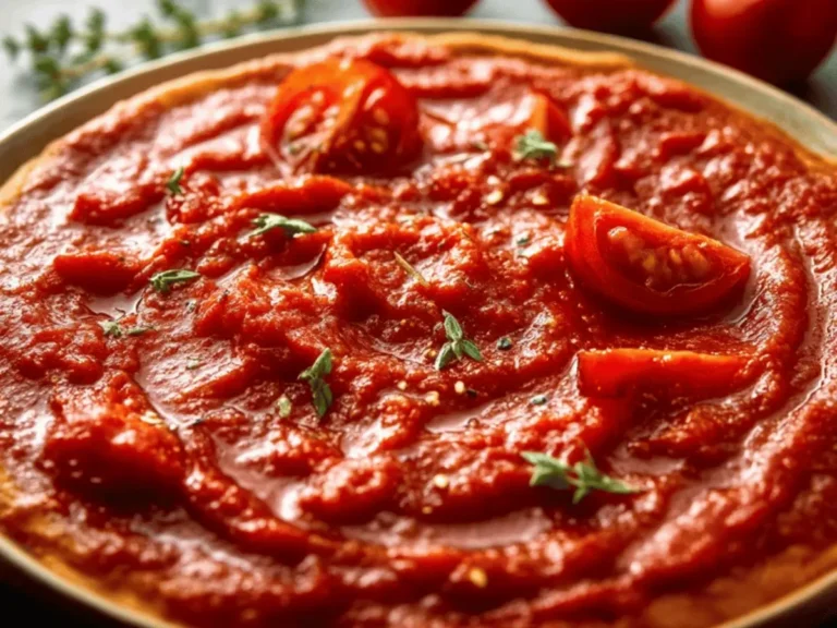 pizza sauce homemade fresh tomatoes