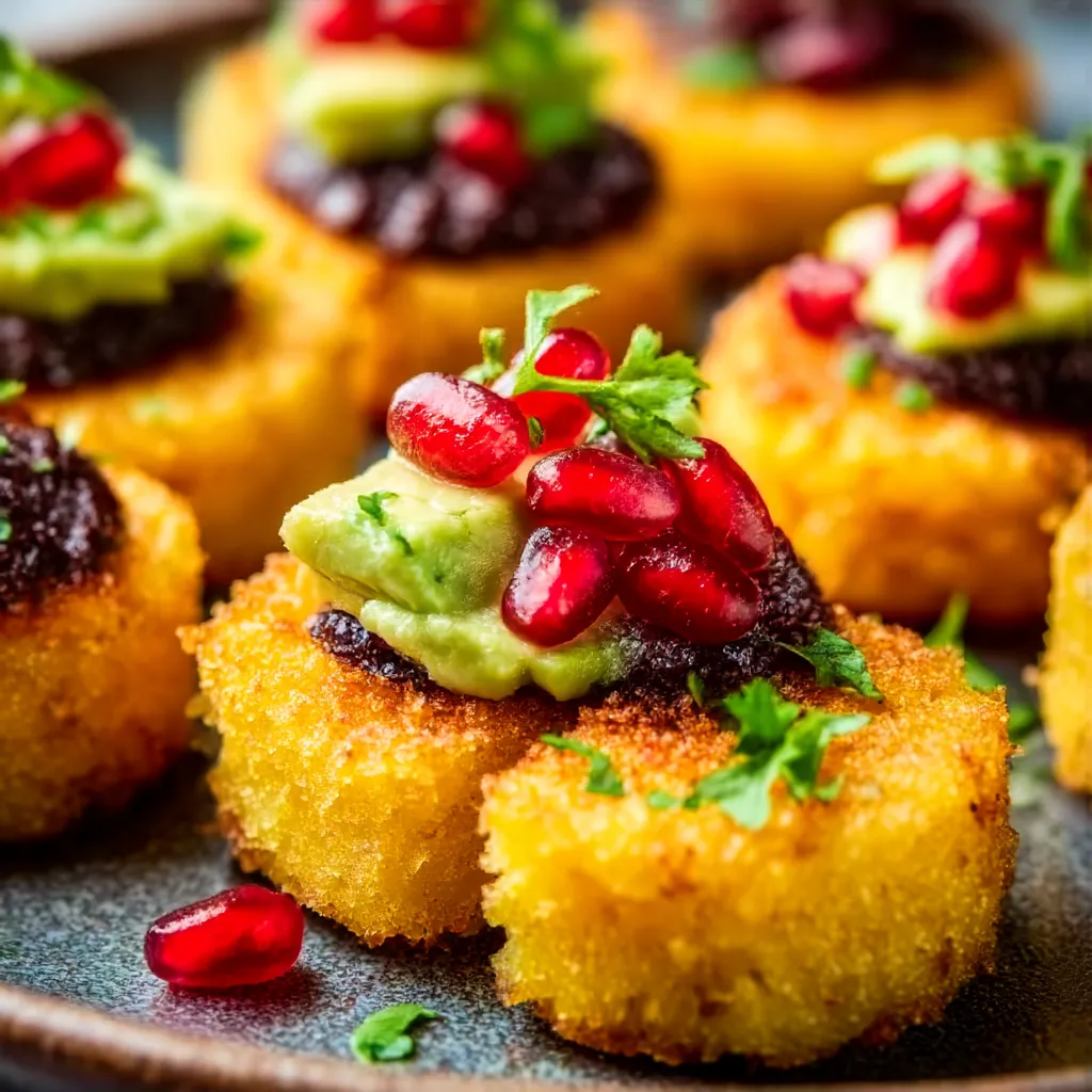 A colorful platter of gluten free party appetizers including vegetable skewers, stuffed mushrooms, and cheese cubes.