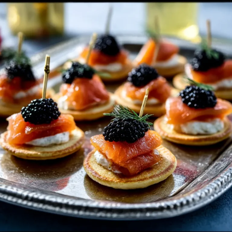 A festive platter of New Year's Eve Appetizers including bacon-wrapped dates, cheese straws, and crostini arranged on a marble countertop.